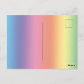 オルブランタン白熱［赤熱］光を放つアートの幻想的な夜空 ポストカード (裏面)