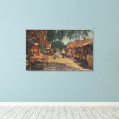 オルベラ・セントの見解(エルパソ・デ・ロサンゼルス) キャンバスプリント (インサイチュ (ウッドフロア))