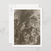 オルペウスがエウリュディケを地獄から導き出し、振り返る ポストカード (正面/裏面)