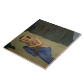 オルペウスの哀悼 タイル (側面)