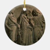 オルペウス、エウリュディケーおよびHermes (大理石) セラミックオーナメント (裏面)