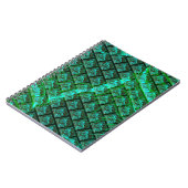 「オルホのアズイはenquadrados」、riscos esverdeados。 ノートブック (左側)