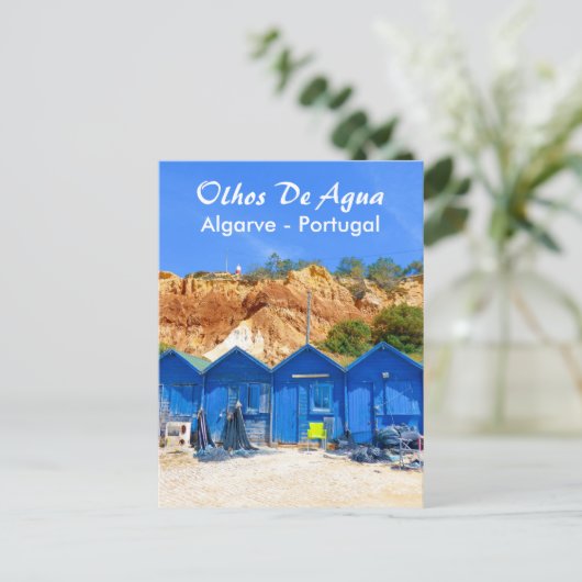 オルホスデアグアポルトガルのアルガルヴフィッシャーマンハッツ ポストカード (スタンド正面)