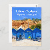 オルホスデアグアポルトガルのアルガルヴフィッシャーマンハッツ ポストカード (正面/裏面)