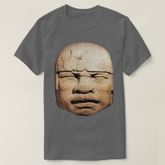 オルメックマスク Tシャツ (デザイン正面)