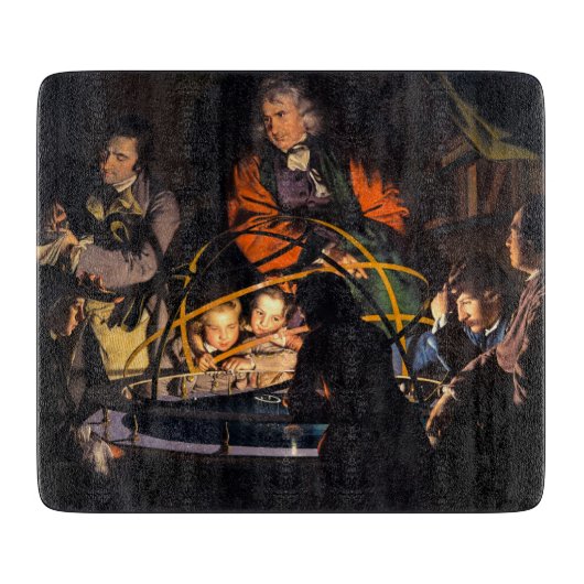 オルリーシステムについて講義する哲学太陽の者 カッティングボード (正面)