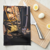 オルリーシステムについて講義する哲学太陽の者 キッチンタオル (四つ折り)