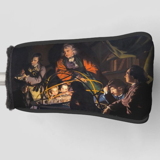 オルリーシステムについて講義する哲学太陽の者 ゴルフヘッドカバー (正面)