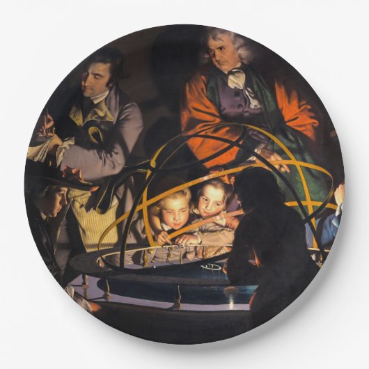 オルリーシステムについて講義する哲学太陽の者 ペーパープレート (正面)