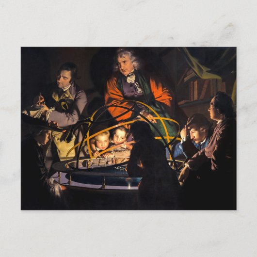 オルリーシステムについて講義する哲学太陽の者 ポストカード (正面)