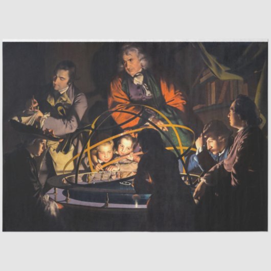 オルリーシステムについて講義する哲学太陽の者 薄葉紙 (正面)