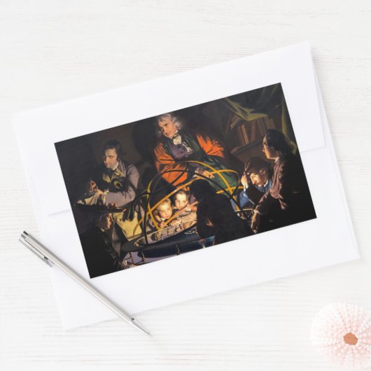 オルリーシステムについて講義する哲学太陽の者 長方形シール (封筒)