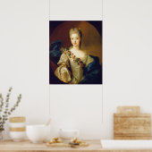 オルレアンのシャーロット・アグレのポートレート, 1720年代 ポスター (キッチン)