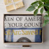 オルレアンの乙女、騎士ヒロイン　ジョアンナーク 薄葉紙 (ギフト)