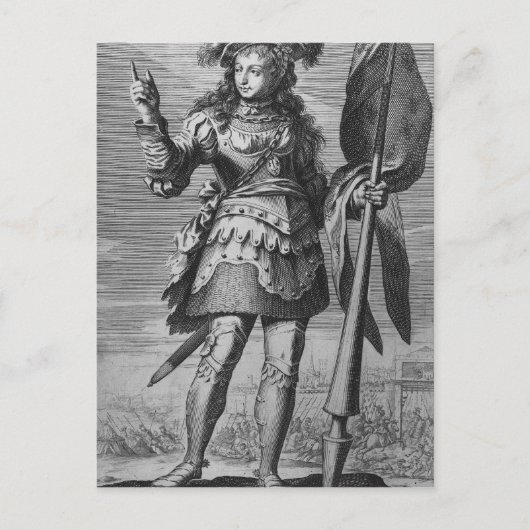 オルレアン前のジョアン・アーク ポストカード (正面)