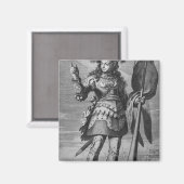 オルレアン前のジョアン・アーク マグネット (正面/裏面)