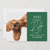 オレたちの1年は犬みたいに荒れた Funny Dog ペルソナライズド カード (正面)