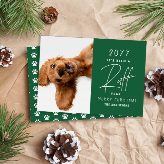 オレたちの1年は犬みたいに荒れた Funny Dog ペルソナライズド カード