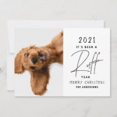 オレたちの1年は犬みたいに荒れた Funny Dog ペルソナライズド カード (正面)