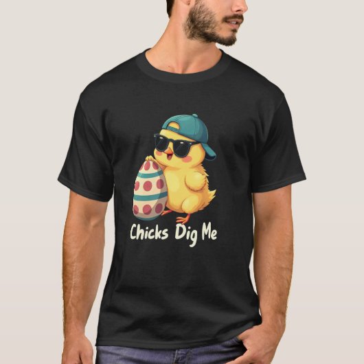 オレに惚れてるニワトリ たまご Tシャツ (正面)
