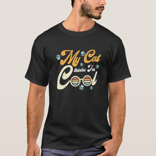オレはネコにモテる ねこ 1 Tシャツ (正面)