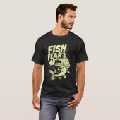 オレを恐れる魚たち 釣り Tシャツ (正面フル)