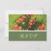 オレアンダーと本の花瓶 静物画、ヴィンセント・ヴァン・ゴッホ 招待状 (裏面)