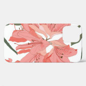 オレアンダーの花を使った継ぎ目のない模様。フローラ圧縮 Case-Mate iPhoneケース (裏面 (横))