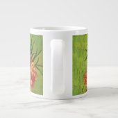 オレアンダースと書籍の花瓶ビンセント・ヴァン・ゴッホ ジャンボコーヒーマグカップ (裏面)