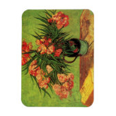 オレアンダースと書籍の花瓶ビンセント・ヴァン・ゴッホ マグネット (縦)