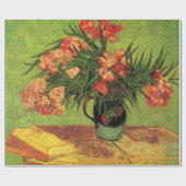 オレアンダースと本を使った静物置 ラッピングペーパー (フラット)