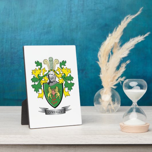 オレイリーコート・オブ・アームズ フォトプラーク (側面)