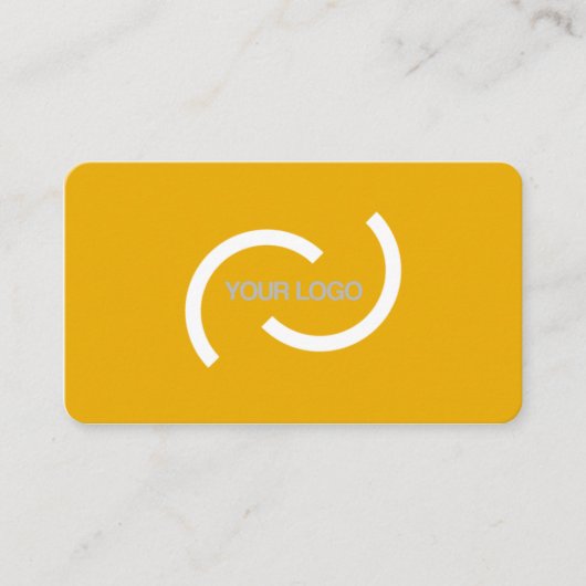 オレエレガントンジカード。カスタマイズロゴを付けます。 名刺 (正面)