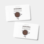 オレオについての名言イラスト バッジ (正面＆裏面)