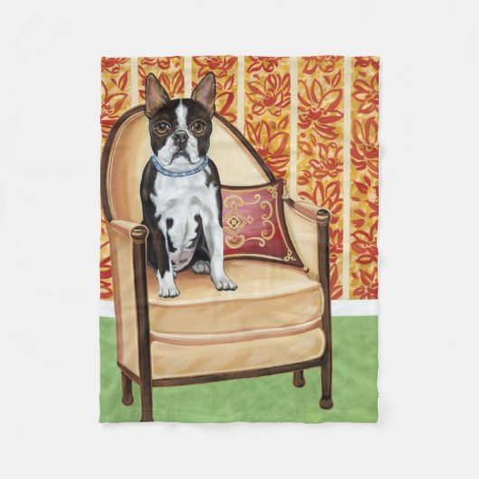 オレオクッキーボストン フリースブランケット (正面)