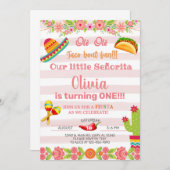 オレオールタコフィエスタセノリタは一つの招待状を回す。 招待状 (正面/裏面)