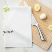 オレガノハーブウォーターイラストレーション キッチンタオル (四つ折り)