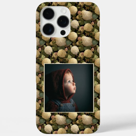 オレガントな彼女へのギフト アジサイ カスタム  Case-Mate iPhoneケース (裏面)