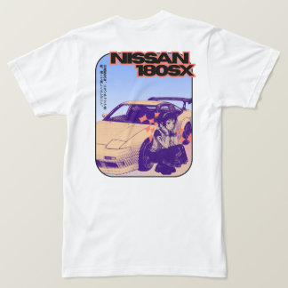 オレクソ「ミッドナイトドリフト: 180SX版」 Tシャツ