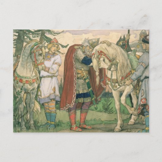 オレグ王子の歌, 1899 ポストカード (正面)