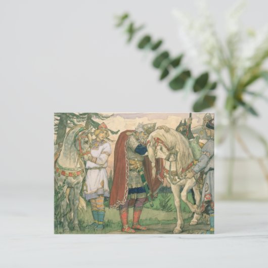 オレグ王子の歌, 1899 ポストカード (スタンド正面)