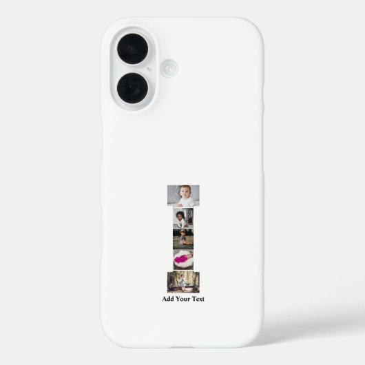 オレゴナルなレターIフォトコラージュデザイン Case-Mate iPhoneケース (裏面)