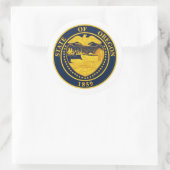 オレゴニアシール、オレゴンのシール ラウンドシール (バッグ)