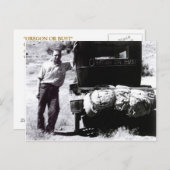 「オレゴンかバストか」はがき!ORを訪問するプロモーション ポストカード (正面/裏面)