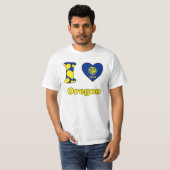 オレゴンが大好き Tシャツ (正面フル)
