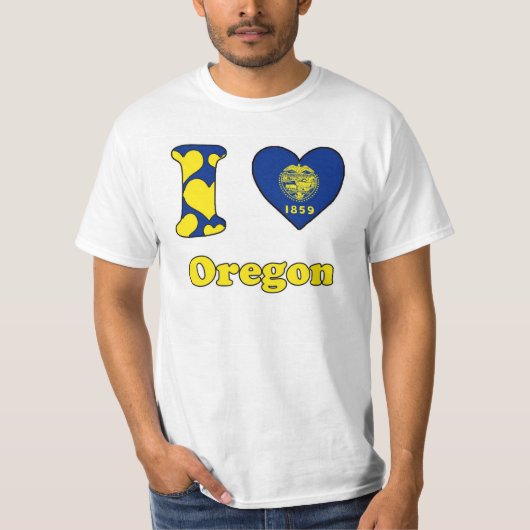 オレゴンが大好き Tシャツ (正面)