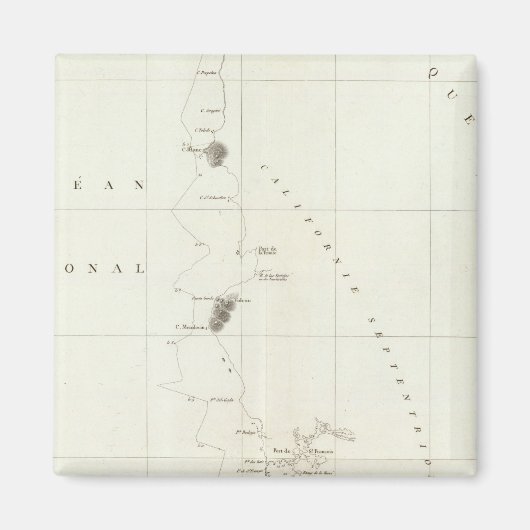 オレゴンとカリフォルニア マグネット (正面)