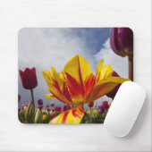 オレゴンのカラフルの咲くチューリップの閉めて下さい マウスパッド (マウス)