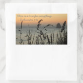 オレゴンのコーストタイム 長方形シール (バッグ)