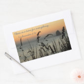 オレゴンのコーストタイム 長方形シール (封筒)